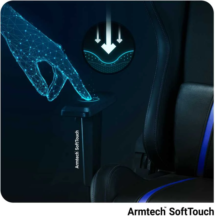 Žaidimų kėdė Diablo X-One 2.0 Gaming Chair Normal, Juoda-mėlyna