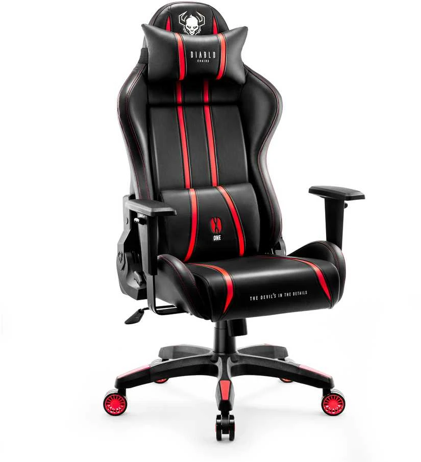 Diablo Chairs Žaidimų kėdė Diablo X-One 2.0 Gaming Chair Normal, Juoda-raudona