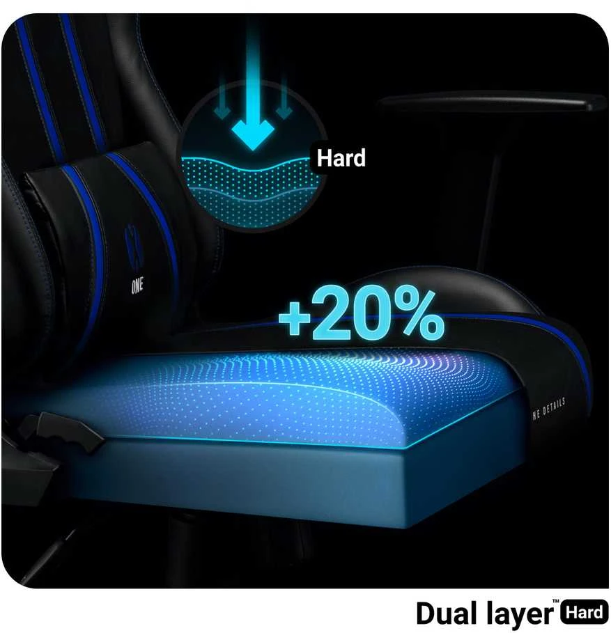 Žaidimų kėdė Diablo X-One 2.0 Gaming Chair Normal, Juoda-mėlyna