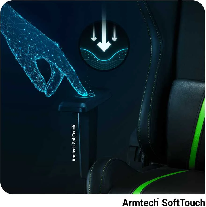 Diablo Chairs Žaidimų kėdė Diablo X-One 2.0 Gaming Chair Normal, Juoda-žalia