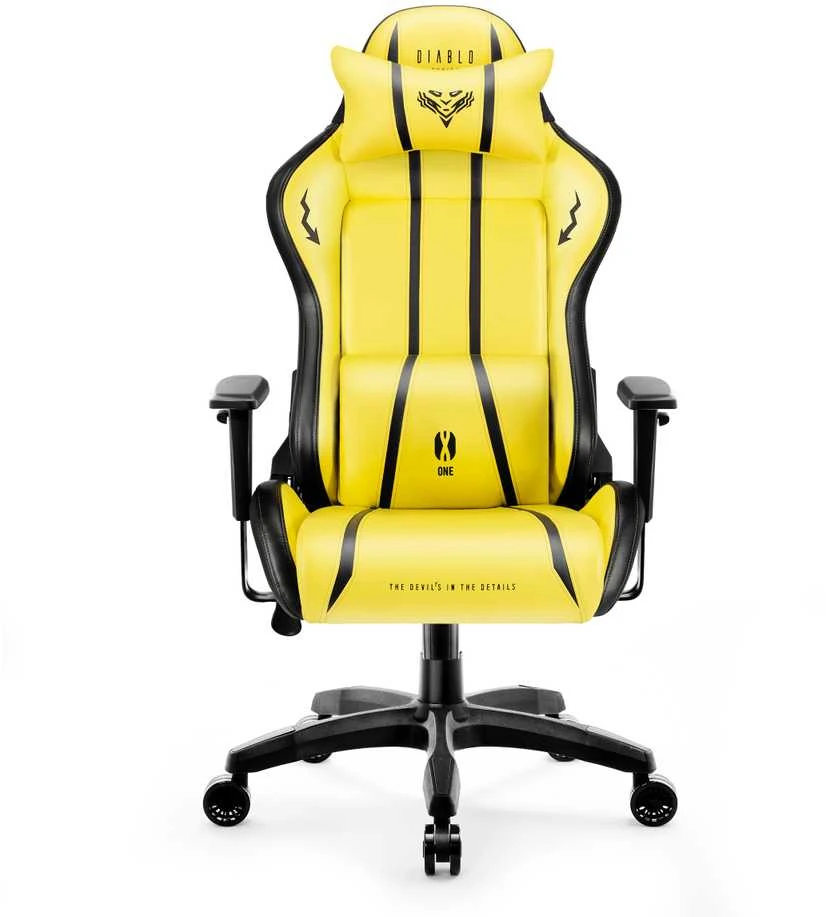 Diablo Chairs Diablo X-One 2.0 Normal Size Electric Geltona ergonominė kėdė