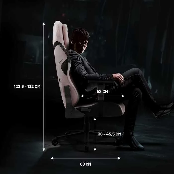 Diablo Chairs Diablo X-One Prime Normal Size - Akira Rožinė ergonominė kėdė