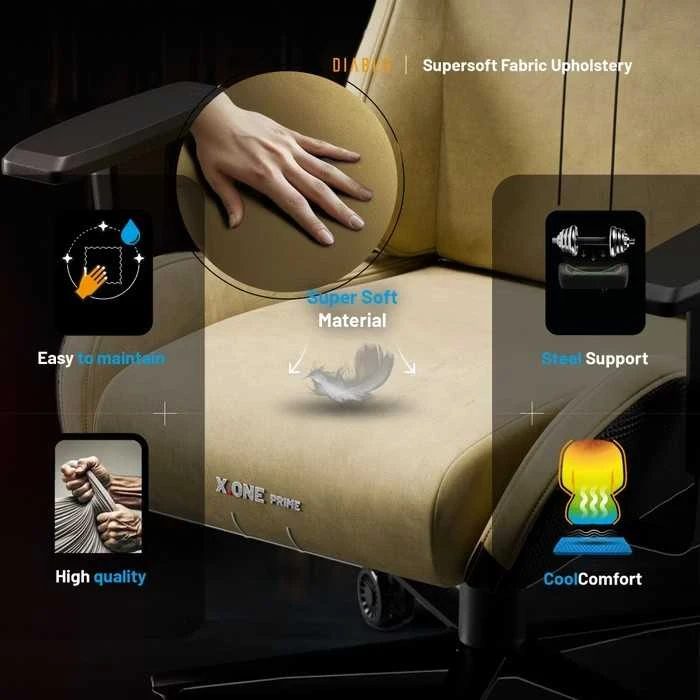 Diablo Chairs Diablo X-One Prime Normal Size - Broken Gold ergonominė kėdė