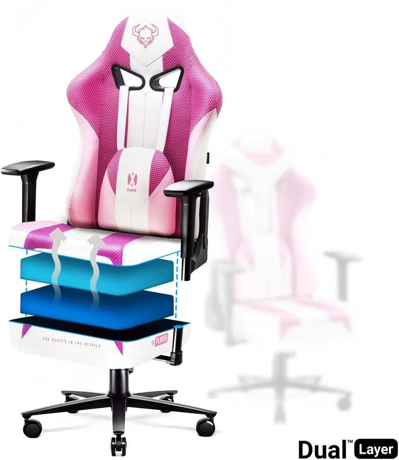Diablo Chairs Rožinė Diablo X-Player 2.0 Normal Marshmallow Rožinė