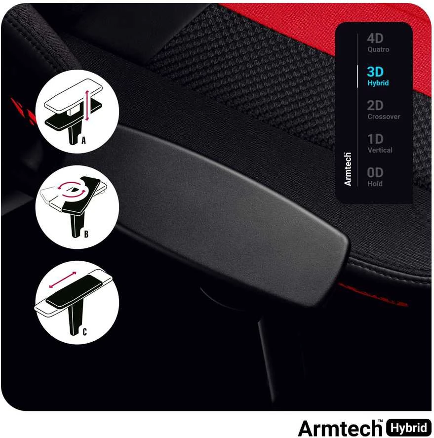 Žaidimų kėdė Diablo X-Player 2.0 Gaming Chair Normal, Juoda-raudona