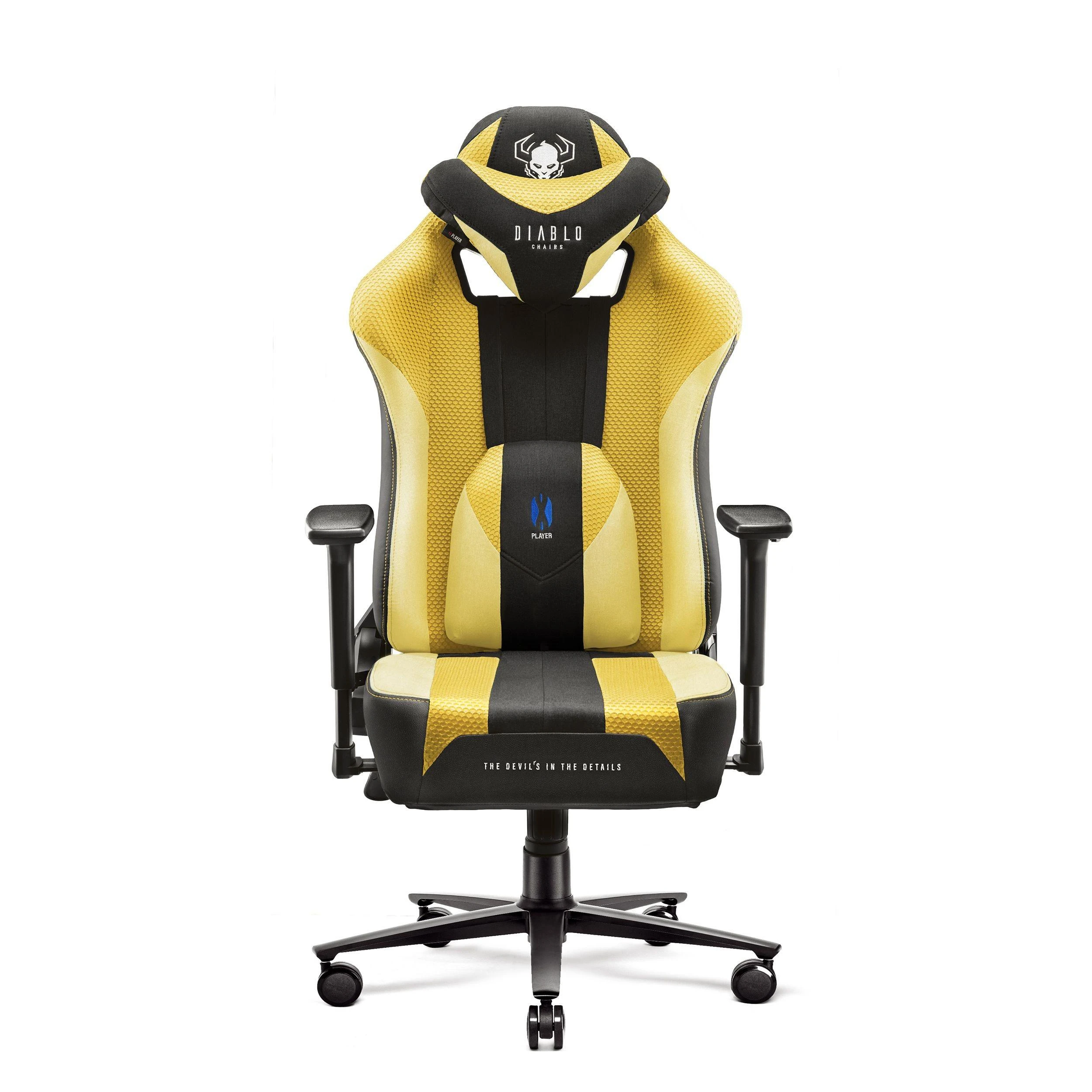 Diablo Chairs Diablo X-Player 2.0 Normal Size Dark Sunflower ergonominė kėdė