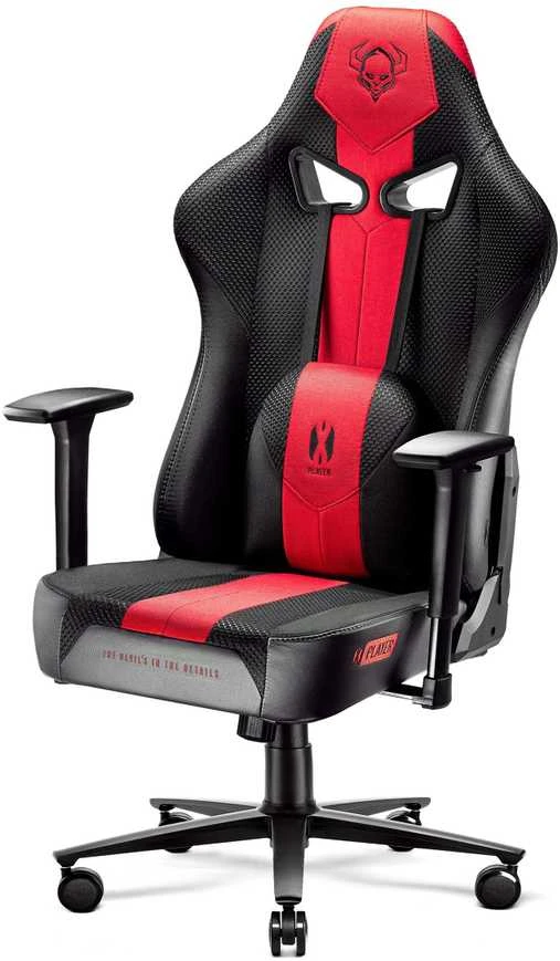Žaidimų kėdė Diablo X-Player 2.0 Gaming Chair Normal, Juoda-raudona