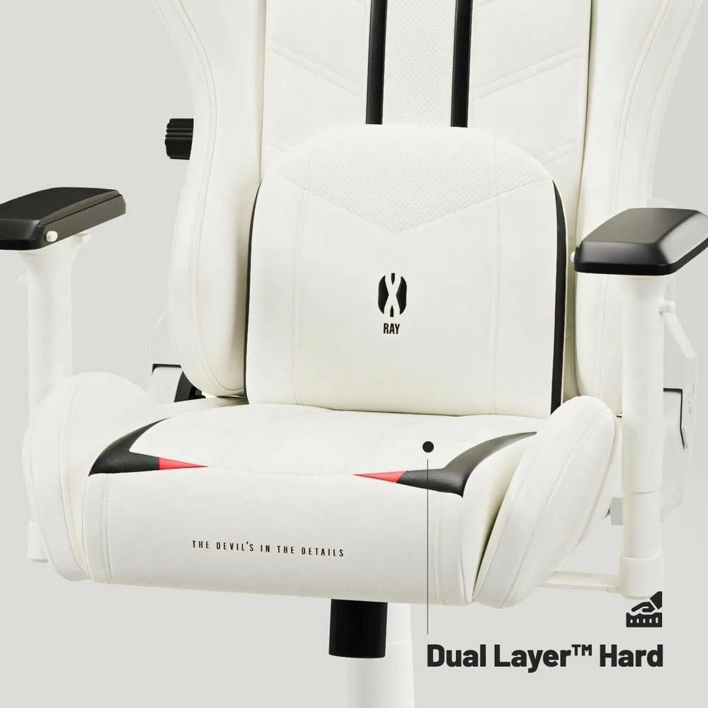 Diablo Chairs Diablo X-Ray 2.0 King Size Juodas-Baltas ergonominė kėdė