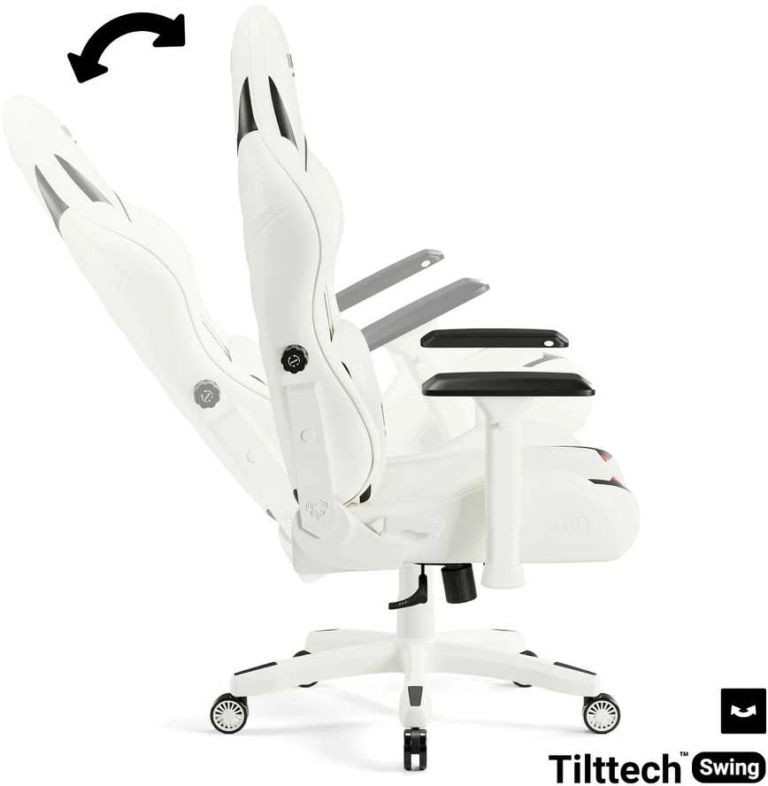 Diablo Chairs Diablo X-Ray 2.0 King Size Juodas-Baltas ergonominė kėdė