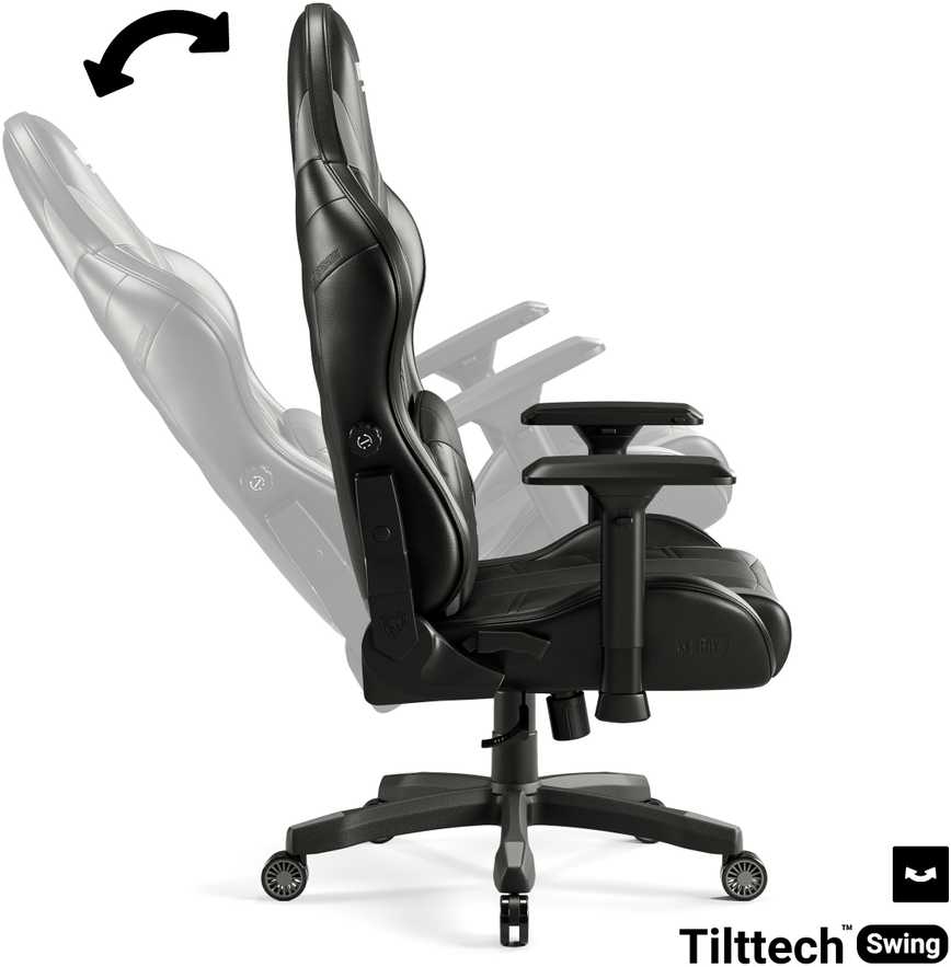 Diablo Chairs Diablo X-Ray 2.0 King Size Juodas-Pilkas ergonominė kėdė
