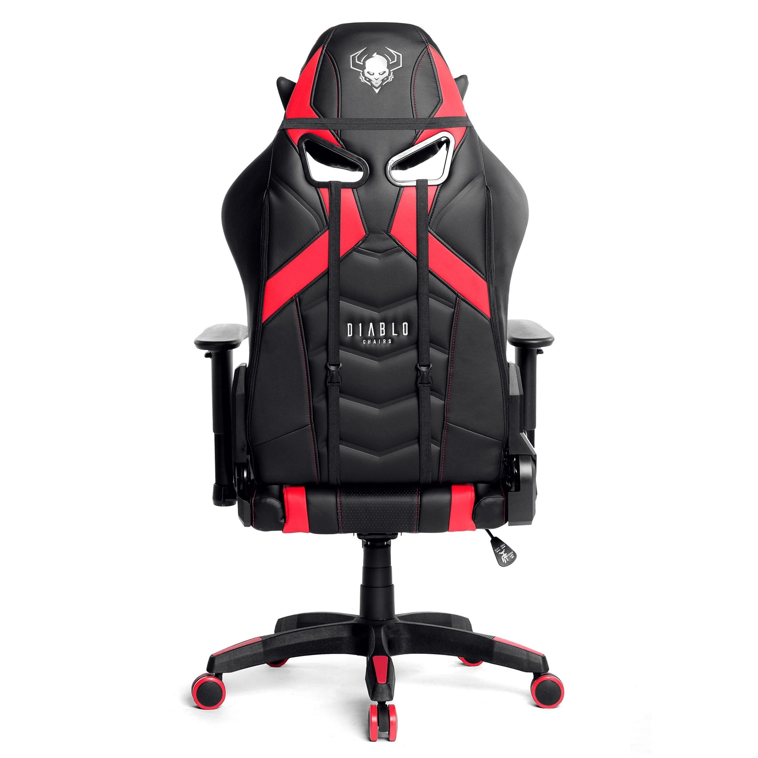 Diablo Chairs Diablo X-Ray 2.0 King Size Juodas-Raudona ergonominė kėdė