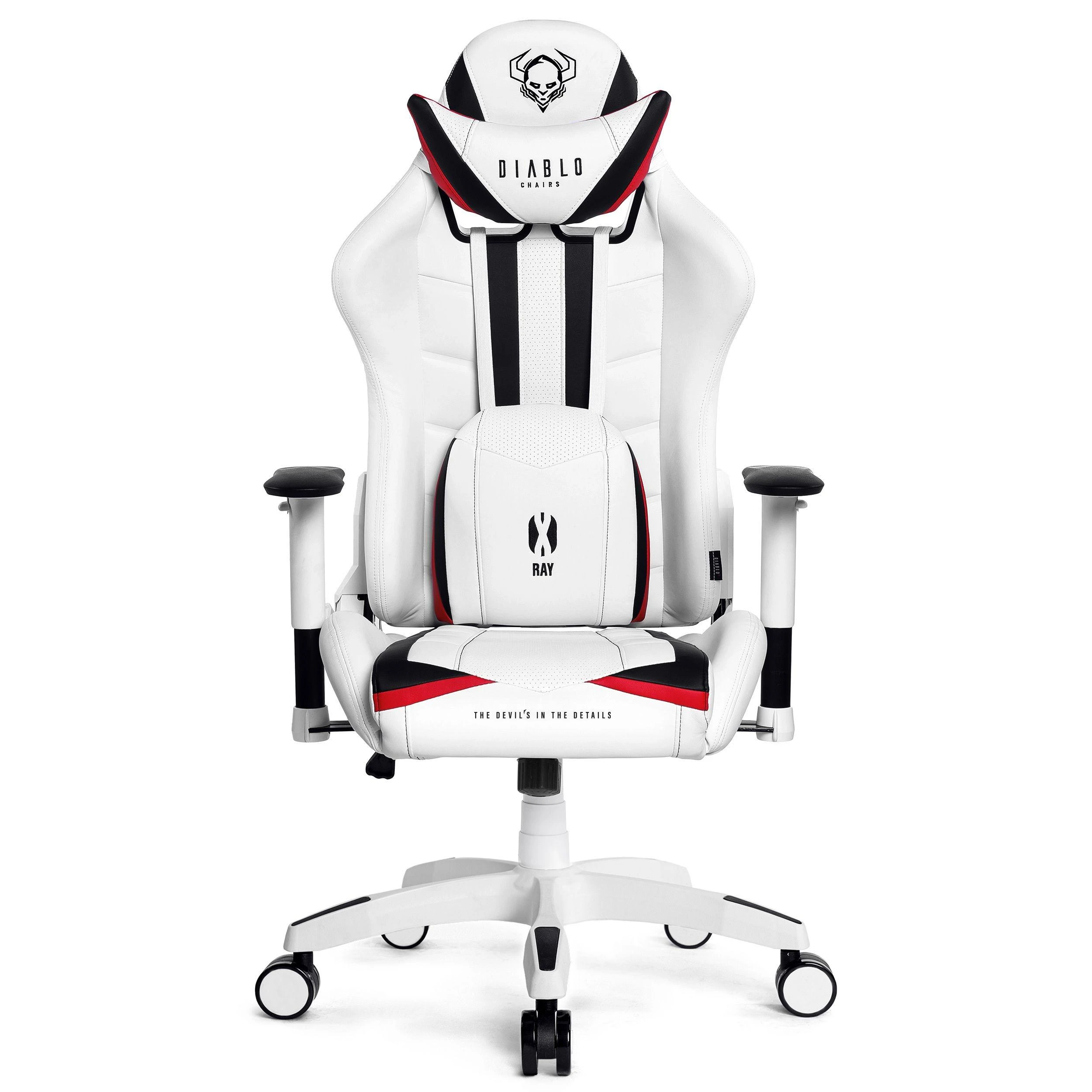 Diablo Chairs Diablo X-Ray 2.0 King Size Juodas-Baltas ergonominė kėdė