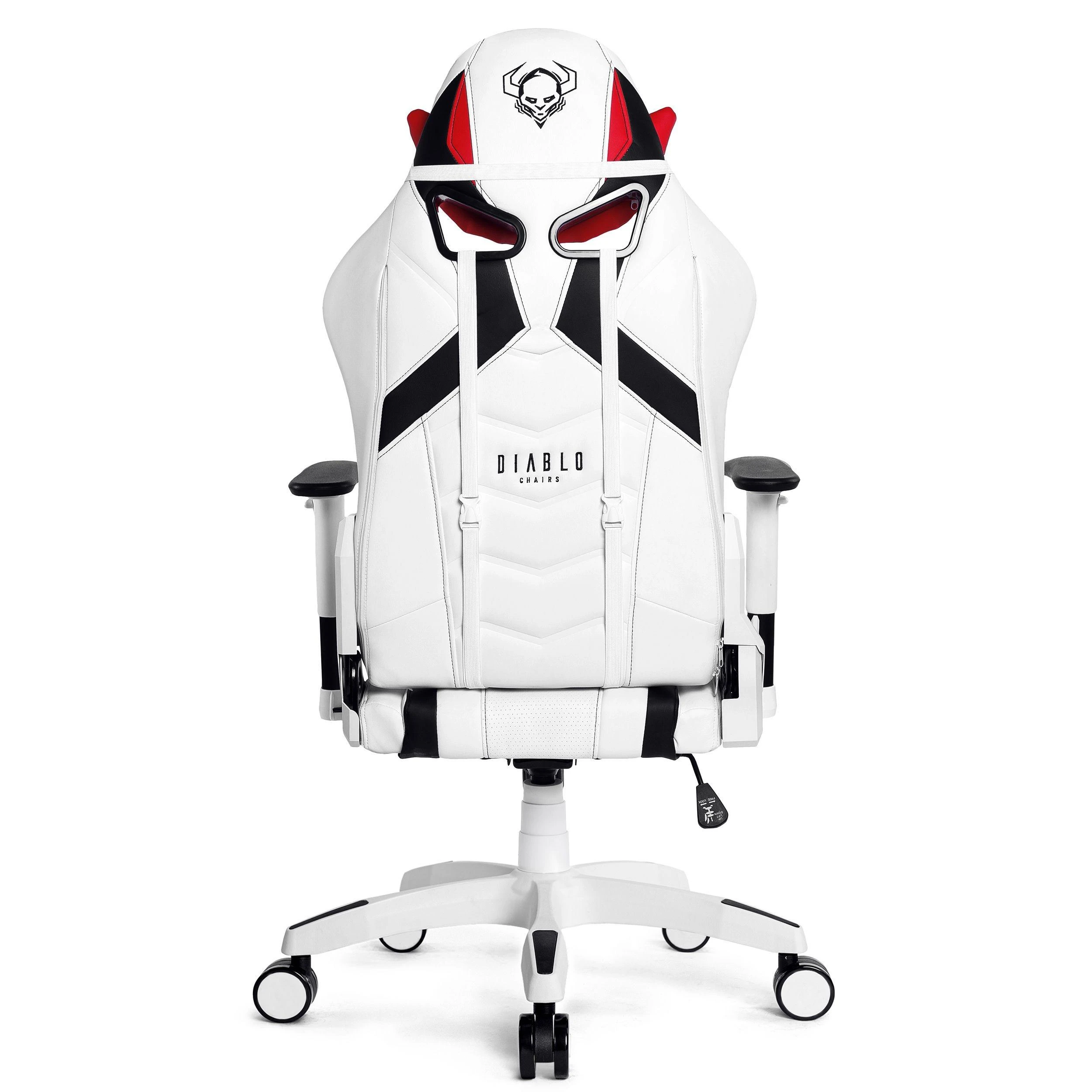Diablo Chairs Diablo X-Ray 2.0 King Size Juodas-Baltas ergonominė kėdė