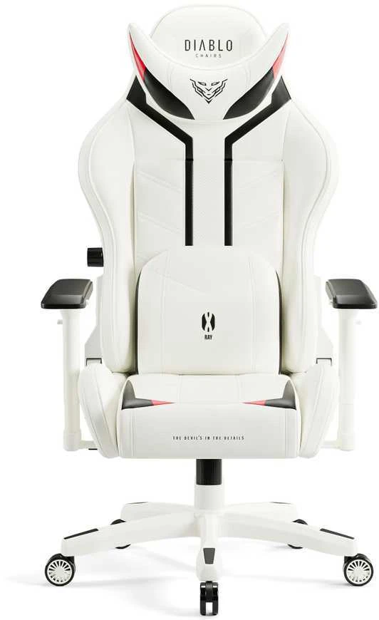 Diablo Chairs Diablo X-Ray 2.0 Normal Size Juodas-Baltas ergonominė kėdė