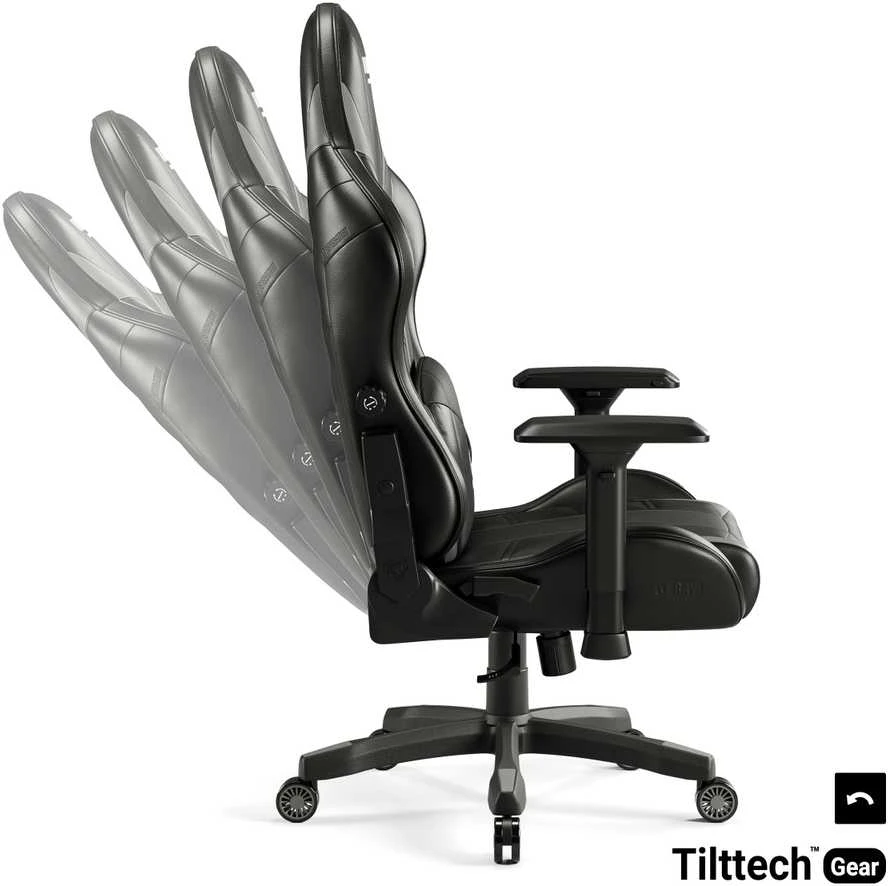 Diablo Chairs Diablo X-Ray 2.0 Normal Size Juodas-Pilkas ergonominė kėdė