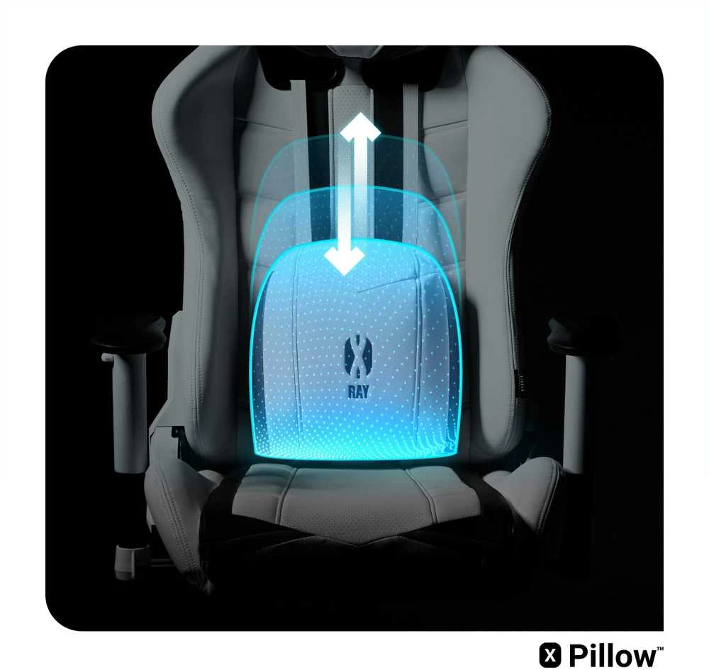 Diablo Chairs Diablo X-Ray 2.0 Normal Size Juodas-Baltas ergonominė kėdė