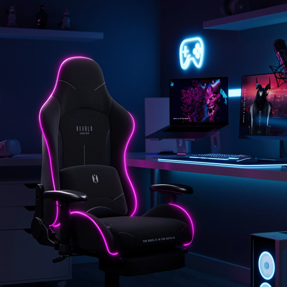 Diablo Chairs Diablo X-ST4RTER LED juoda