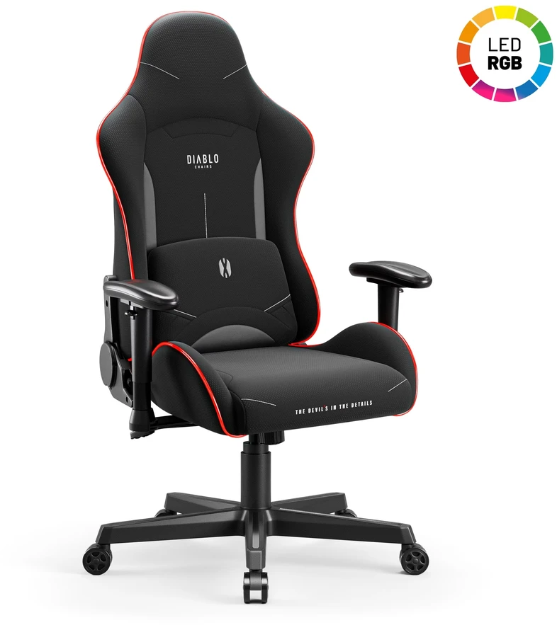 Diablo Chairs Diablo X-ST4RTER LED juoda