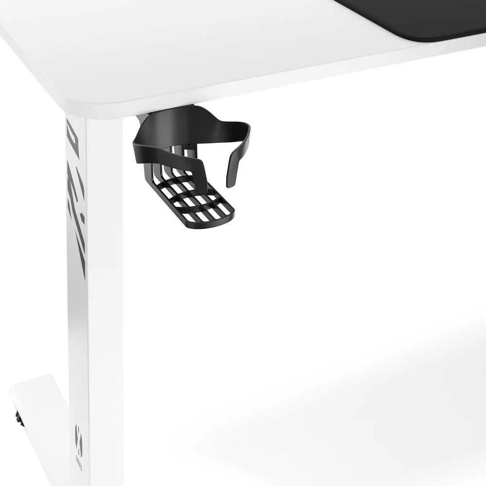 Diablo Chairs Diablo X-Tension 1400 Baltas elektra reguliuojamas Žaidimų Stalas | 1400 x 600 x 1170 mm