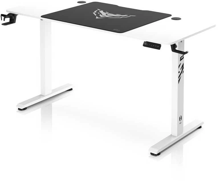 Diablo Chairs Diablo X-Tension 1400 Baltas elektra reguliuojamas Žaidimų Stalas | 1400 x 600 x 1170 mm