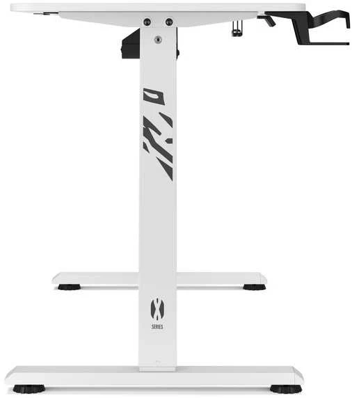 Diablo Chairs Diablo X-Tension 1400 Baltas elektra reguliuojamas Žaidimų Stalas | 1400 x 600 x 1170 mm