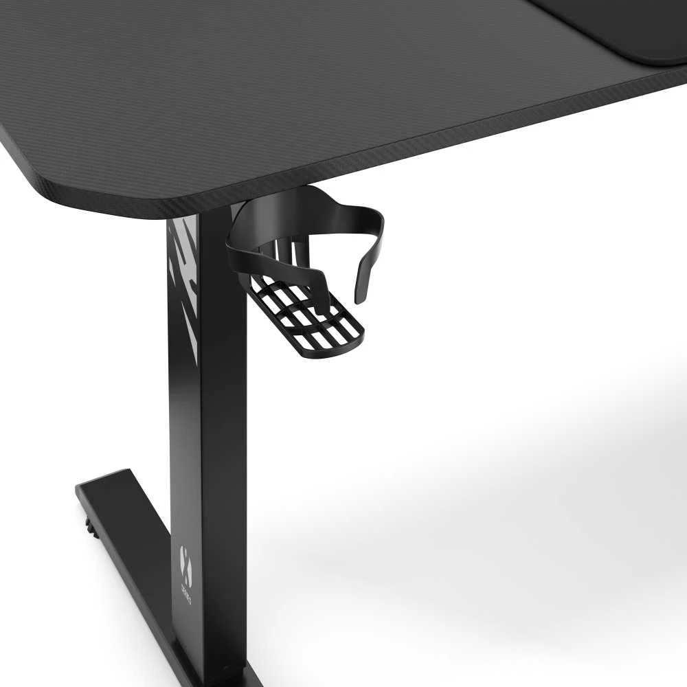 Diablo Chairs Diablo X-Tension 1400 Juodas elektra reguliuojamas Žaidimų Stalas | 1400 x 600 x 1170 mm