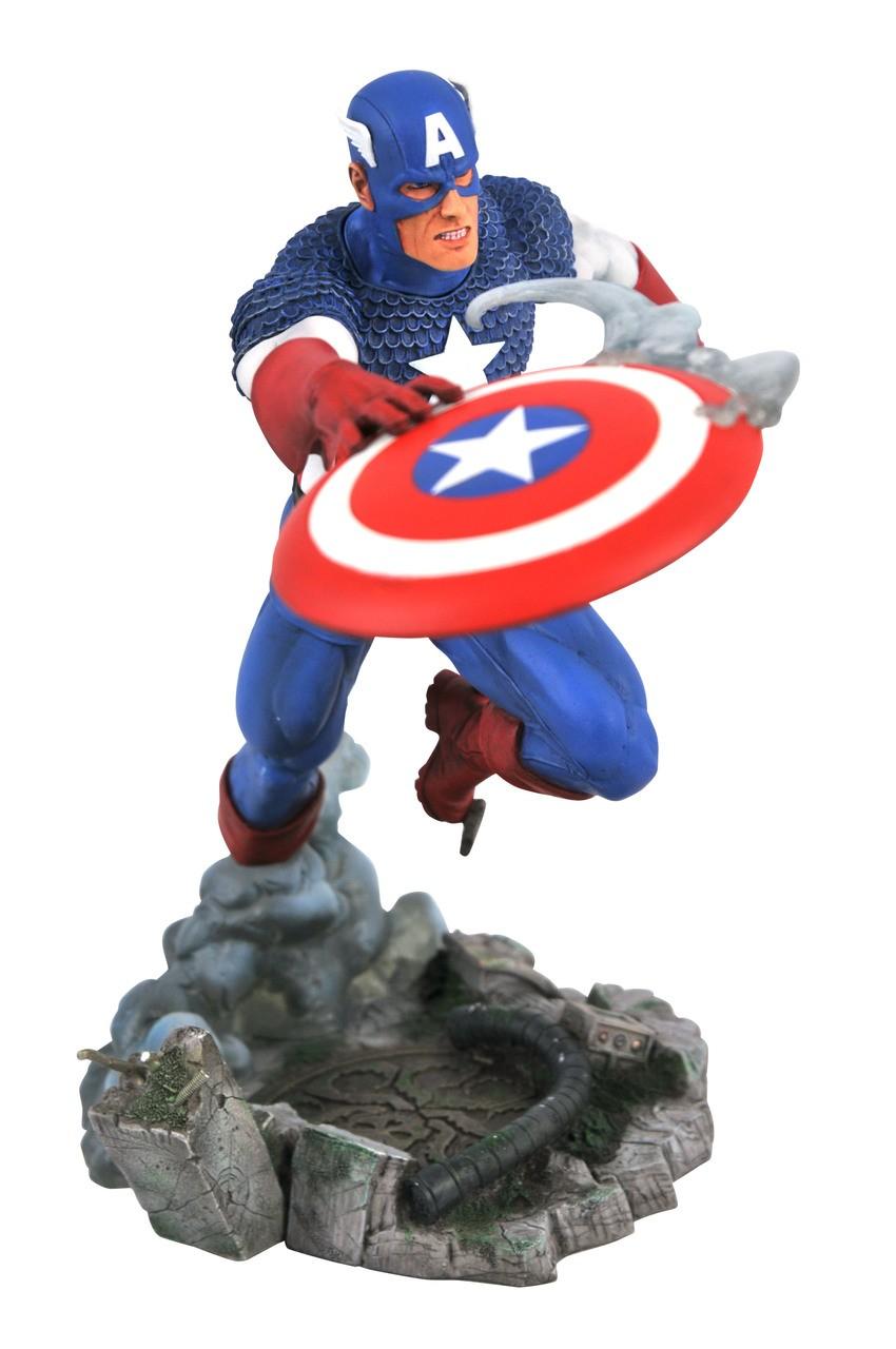 Diamond Select Toys Captain America statula | 28 cm