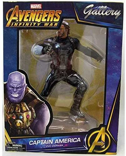 Diamond Select Toys Marvel Gallery Avengers 3 - Captain America statula | 23 cm