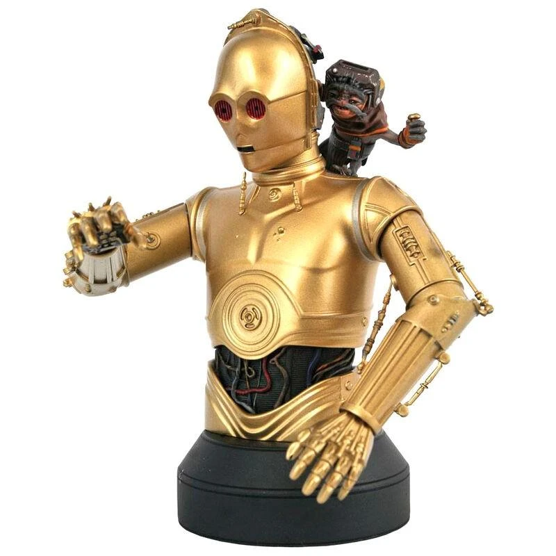 Diamond Select Toys Star Wars Episode IX C-3PO And Babu Frik statula | 15 cm
