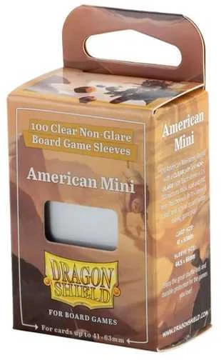 Dragon Shield Board Game Sleeves - American Mini (100 vnt.)