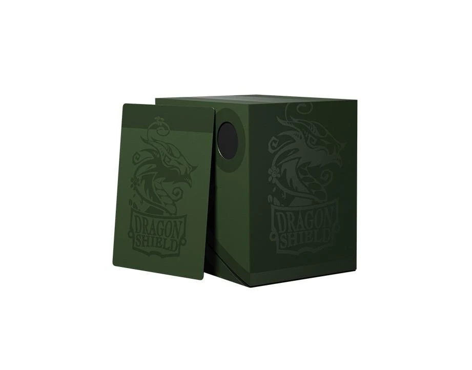 Dragon Shield Double Shell Deck Box - Forest Žalias/Juodas