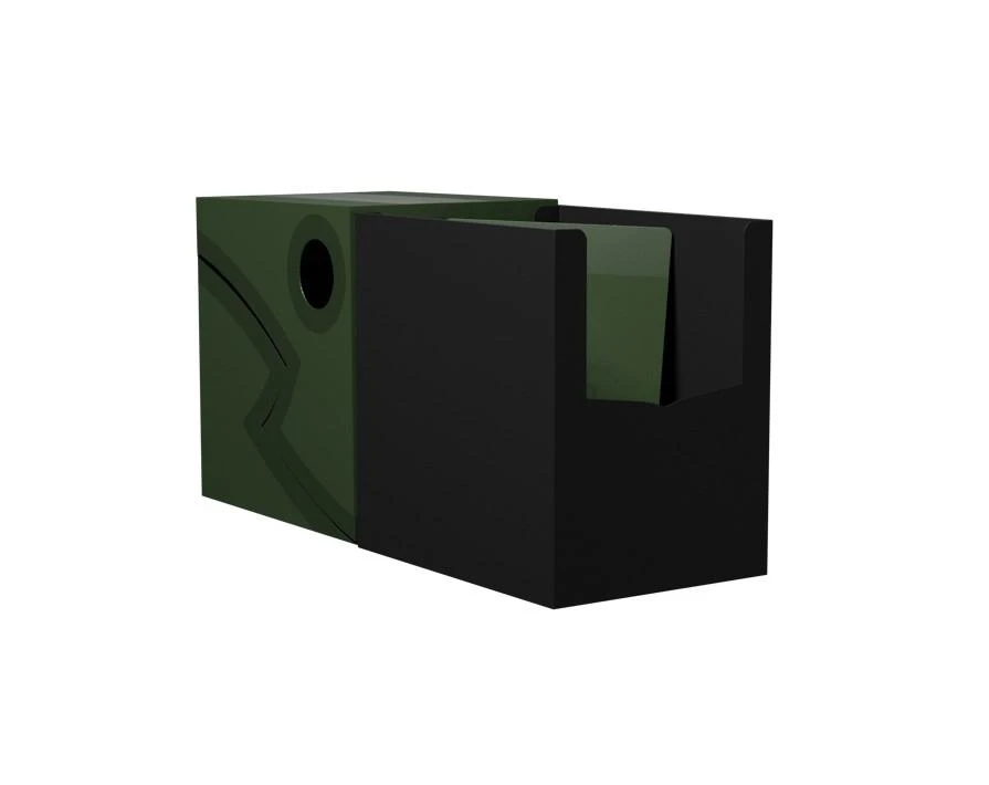 Dragon Shield Double Shell Deck Box - Forest Žalias/Juodas