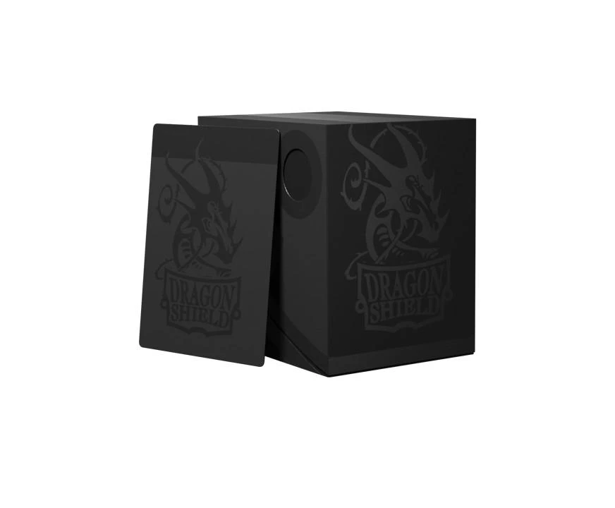 Dragon Shield Double Shell Deck Box - Shadow Juodas/Juodas