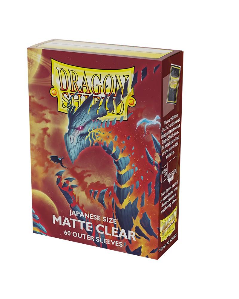 Dragon Shield Japanese Matte Clear Outer Sleeves - Clear Cosmere (60 Vnt)