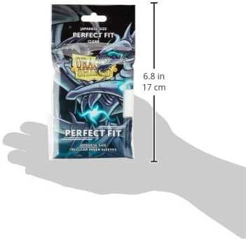 Dragon Shield Japanese Size Perfect Fit Inner Sleeves - Clear (100 Vnt)