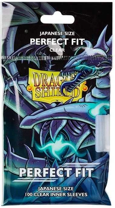 Dragon Shield Japanese Size Perfect Fit Inner Sleeves - Clear (100 Vnt)