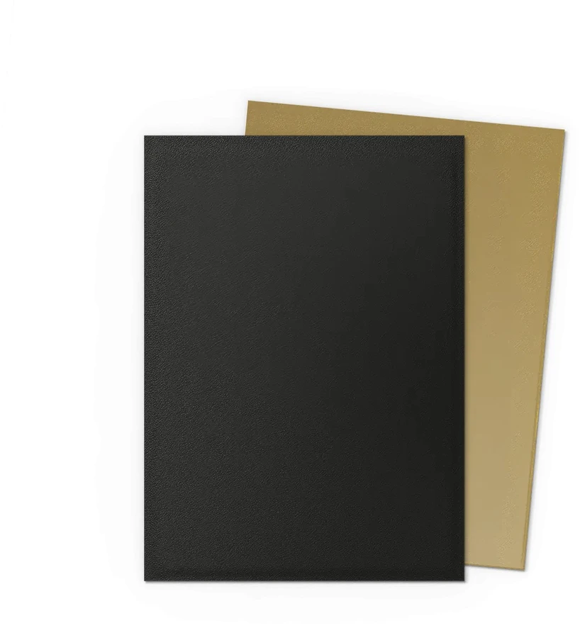 Dragon Shield Sleeves - Matte Standard size - Juodas & Gold (100 Sleeves)