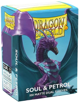 Dragon Shield Sleeves - Matte Standard size - Soul & Petrol (100 Sleeves)
