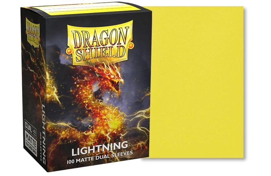 Dragon Shield Standard Matte Dual Sleeves - Lightning (100 Vnt)