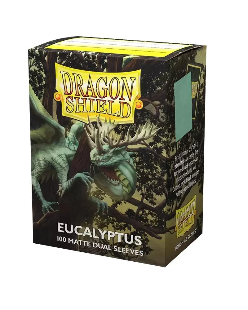 Dragon Shield Standard Matte Dual Sleeves - Eucalyptus (100 Vnt)