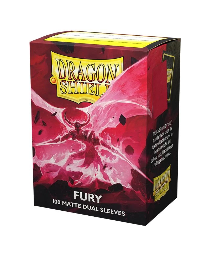 Dragon Shield Standard Matte Dual Sleeves - Fury (100 Vnt)