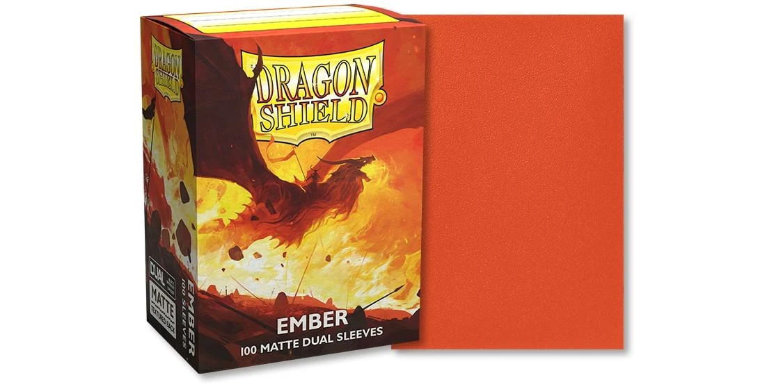 Dragon Shield Standard Matte Dual Sleeves - Ember (100 Vnt)