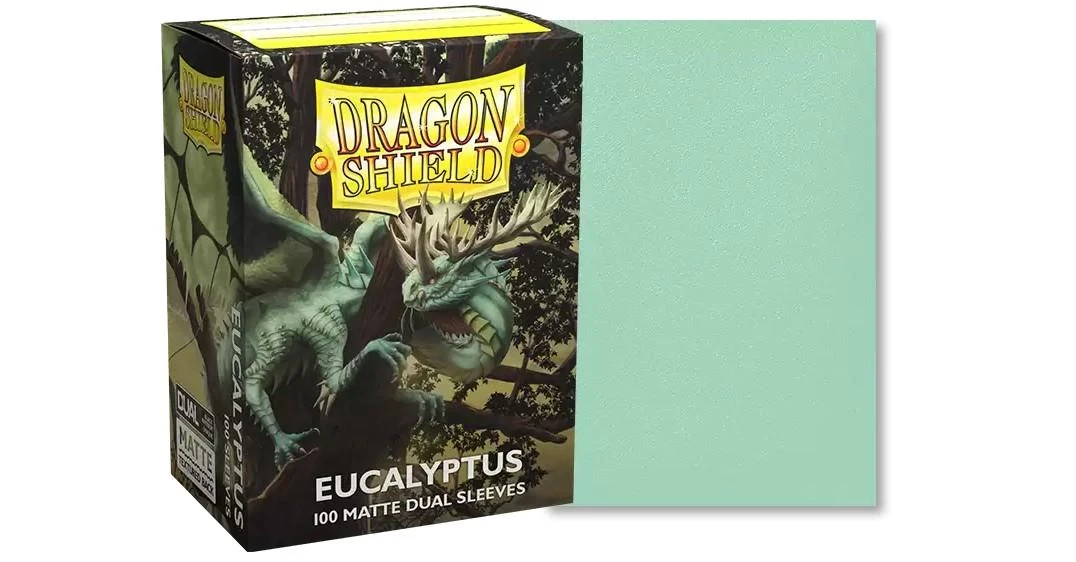Dragon Shield Standard Matte Dual Sleeves - Eucalyptus (100 Vnt)
