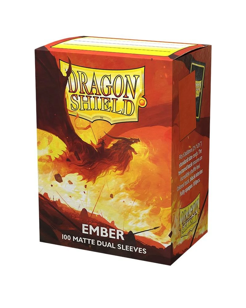 Dragon Shield Standard Matte Dual Sleeves - Ember (100 Vnt)