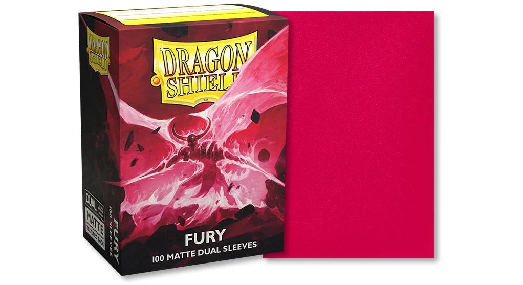 Dragon Shield Standard Matte Dual Sleeves - Fury (100 Vnt)
