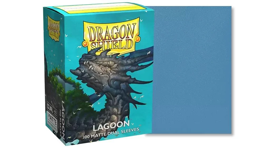 Dragon Shield Standard Matte Dual Sleeves - Lagoon (100 Vnt)
