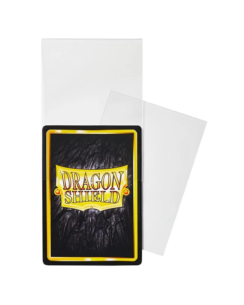 Dragon Shield Standard Perfect Fit Sleeves – Clear/Clear (100 Vnt)