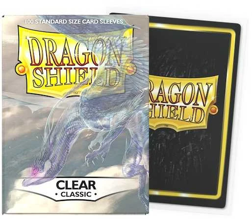 „Dragon Shield“ standartinės rankovės – klasikinės, skaidrios (100 vnt.)