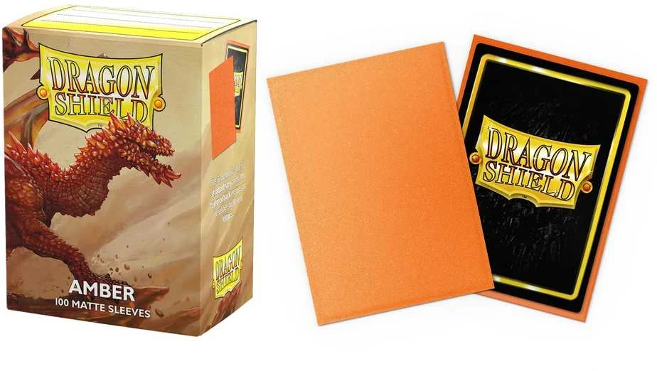 Dragon Shield Standard Sleeves - Matte Amber (100 vnt.)