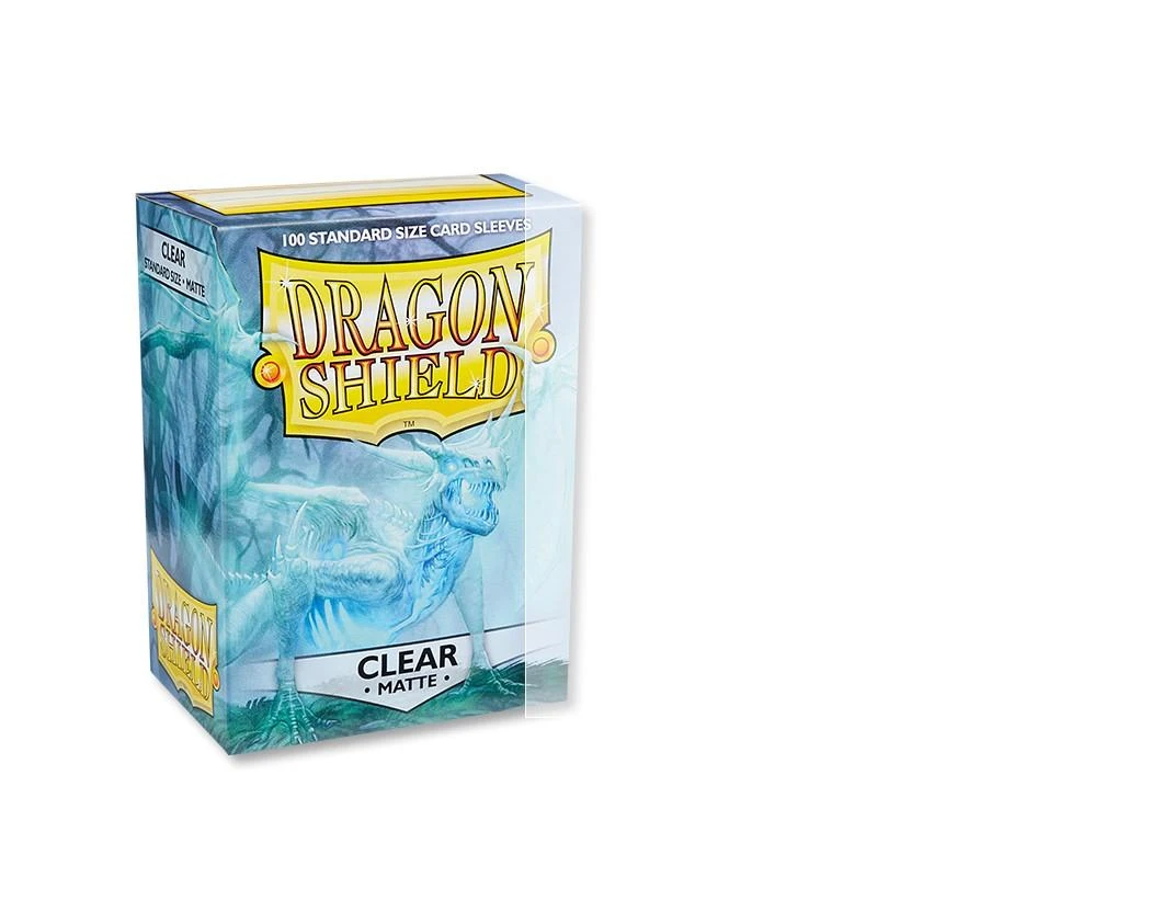 Dragon Shield Standard Sleeves - Matte Clear (100 Vnt)